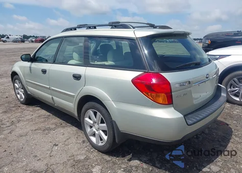 2006 Subaru Outback 2.5I из США, поврежденный, VIN 4S4BP61C667345710